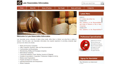 Desktop Screenshot of lawassociates.co.tz